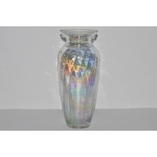 Vaso de vidro iridescente, vaso de vidro arco-íris, vaso de vidro transparente de carnaval alto comprar usado Vaso de vidro iridescente, vaso de vidro arco-íris, vaso de vidro transparente de carnaval alto comprar usado  Enviando para Brazil