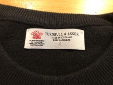 Turnbull asser black for sale  LONDON