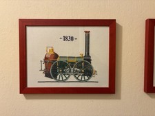 Stickerei stickbild eisenbahn gebraucht kaufen  Aalen