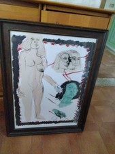 Bruno cassinari litografia usato  Brembate