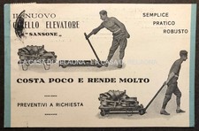 Cartolina pubblicitaria carrel usato  Italia