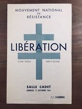 Libération paris 1944 d'occasion  Tuchan