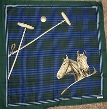 Cachecol feminino Franco Laurenti The Rack cavalo polo italiano 45” comprar usado  Enviando para Brazil