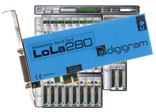 Tarjeta Digigram LoLa280 Skimmer de registro 8 canales HD grabación de audio PCIe x1 segunda mano  Embacar hacia Mexico