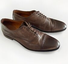 Usado, Sapato Masculino Massimo Matteo Firenze Cuoio Italiano 6 Olhos Bal Cap Marrocos Marrom 11,5W comprar usado  Enviando para Brazil