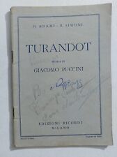 68461 libretto opera usato  Palermo