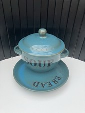 Stoneware soup set for sale  MEXBOROUGH