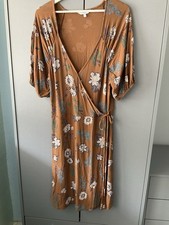 Brown flower print for sale  BURRY PORT