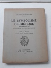 Oswald wirth. symbolisme d'occasion  Brest