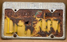 RARO OLDS-CAD (PALO ALTO Ca.) QUADRO E PLACA DE PLACA DE LICENÇA PARA REVENDEDOR DE CARROS PADDLEFORD comprar usado  Enviando para Brazil