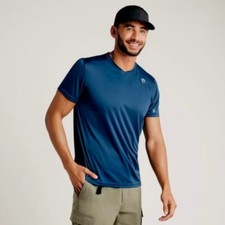 Camiseta Vapor Apparel Eco Sol desempenho gola V azul marinho tamanho médio comprar usado  Enviando para Brazil