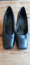Black leather court for sale  HAMPTON