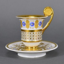 Biedermeier prunktasse gedeck gebraucht kaufen  Landshut