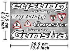 Gunsha decals stickers gebraucht kaufen  Gießen