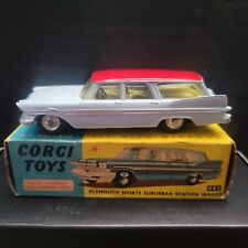 Usado, Corgi Toys 445 Plymouth Sports Station Wagon com caixa original comprar usado  Enviando para Brazil