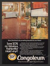 1979 congoleum vinyl for sale  Leslie