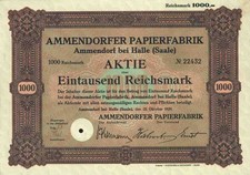 Ammendorfer papierfabrik 1929 gebraucht kaufen  Bayreuth