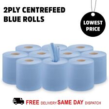Blue rolls centrefeed for sale  GRAYS
