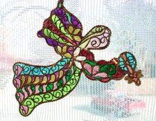 Cloisonne style angel for sale  Fairfax