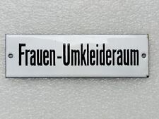 Emailschild frauen umkleide gebraucht kaufen  Schiffweiler