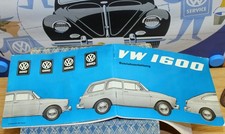 VW 1600 1966 orig Betriebsanleitung - TL notchback squareback beetle TYP3 s 1500 comprar usado  Enviando para Brazil
