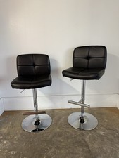 Two black barstools for sale  Kansas City