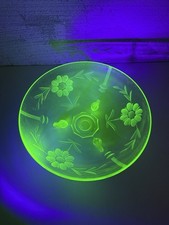 Uranglas schale floraler gebraucht kaufen  Detmold