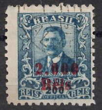 RHM:BR 341 1928 Brasil 2000/200 Rèis OFICIAS WENCESLAU BRAZ COM SOBRESTAMPA comprar usado  Enviando para Brazil