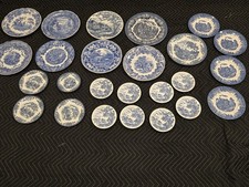 Antique blue white for sale  Burney