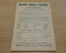 Partitions methode generale d'occasion  Saint-Louis