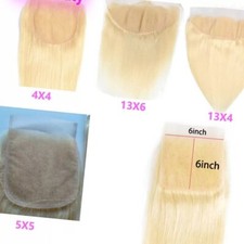 BRAZILIAN BLONDE 613# FECHAMENTO/FRONTAL 4X4/5X5/6X6/13X4/13X6 SEPARAÇÃO DE RODOVIA 12A comprar usado  Enviando para Brazil