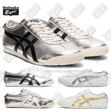Tênis de corrida unissex clássico Onitsuka Tiger México 66 branco/dourado novo comprar usado  Enviando para Brazil