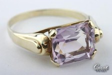 Amethystring 8kt 333 gebraucht kaufen  München