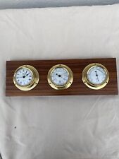 Horloge marine baromètre d'occasion  La Flotte