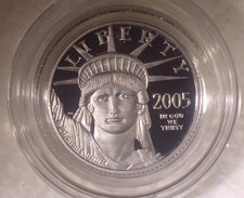 Usado, 2005-W 1/10 Oz DCAM PROOF PLATINUM EAGLE COM CAIXA E CERTIFICADO DE AUTENTICIDADE BAIXO VINTAGE LINDO! comprar usado  Enviando para Brazil