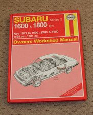 Haynes subaru series for sale  BURNTWOOD