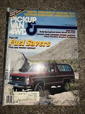 Pickup Van & 4WD Mag Part IV Fuel Savers Toyota Land May 1979 051021nonr comprar usado  Enviando para Brazil