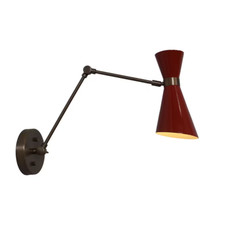 Luminária de parede Sputnik pivô braço articulado bronze cabeceira luminária de parede comprar usado  Enviando para Brazil