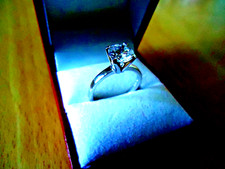 Diamonique ring solitär gebraucht kaufen  Hürth
