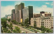 Cartão postal antigo da Cidade do México Paseo de la Reforma comprar usado  Enviando para Brazil