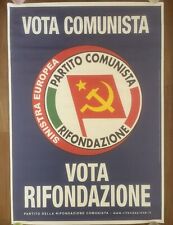 Poster politica manifesto usato  San Lazzaro di Savena