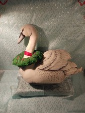 Tecido de ganso cisne branco vintage grinalda de Natal Natal feito à mão comprar usado Tecido de ganso cisne branco vintage grinalda de Natal Natal feito à mão comprar usado  Enviando para Brazil