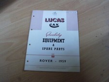 Lucas part number for sale  CHICHESTER