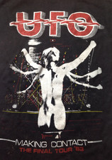UFO Making Contact Michael  Schenker vintage 1980s CONCERT T SHIRT Small S, usado comprar usado  Enviando para Brazil