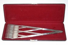 Divisória de espaçamento igual Alvin 12" aço inoxidável nº 719B ferramenta de desenho/desenho comprar usado  Enviando para Brazil