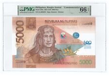 2021 Filipinas 5000 peso piso 500th LapuLapu Comemorative LL 202859 PMG 66EPQ comprar usado  Enviando para Brazil