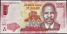 Malawi banknote 100 gebraucht kaufen  Mendig