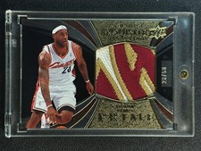 LEBRON JAMES 2008-09 UD EXQUISITE COLL PRIME JOGO USADO LOGOTIPO PATCH 28/50, usado comprar usado  Enviando para Brazil