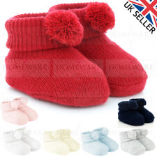 Baby knitted booties for sale  ROMFORD