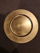 Gold decorative charger for sale  WALLINGFORD